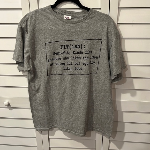 Delta Other - Large Gray Printed T shirt